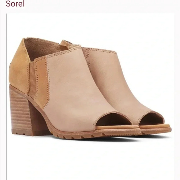 SOREL NADIA ANKLE BOOTIES /Honest Beige 9 - Picture 7 of 8